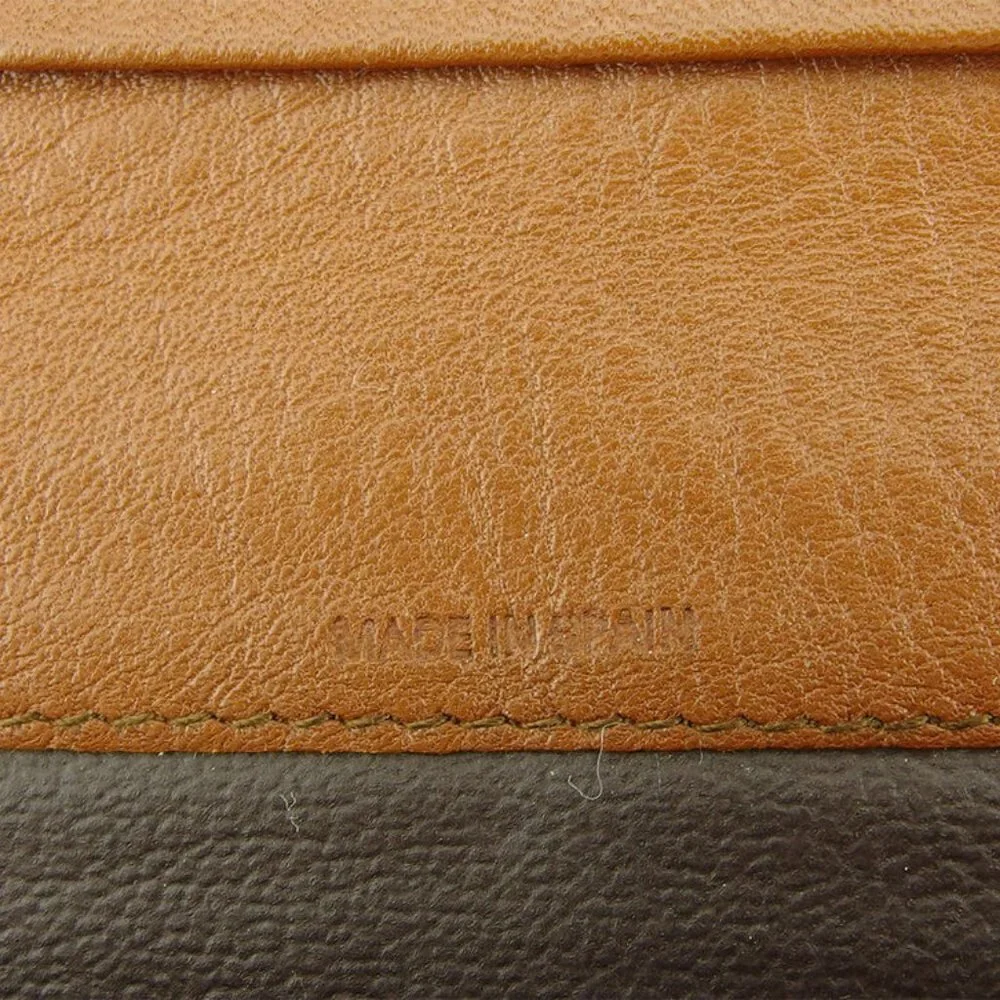 Dior Long Wallet logo plate leather Auth used E1623